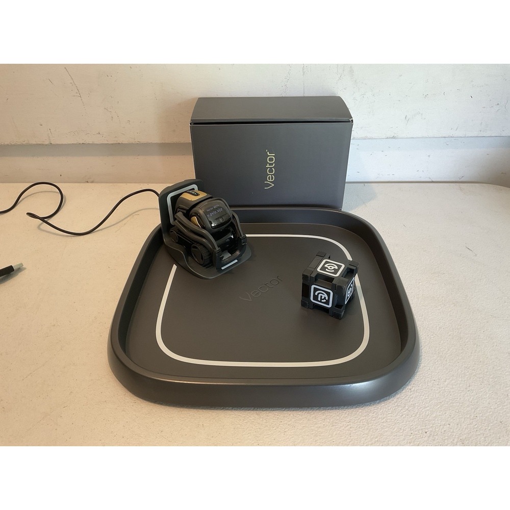 Anki Vector Interactive Robot Set w/ Charging Dock, Cube & Box